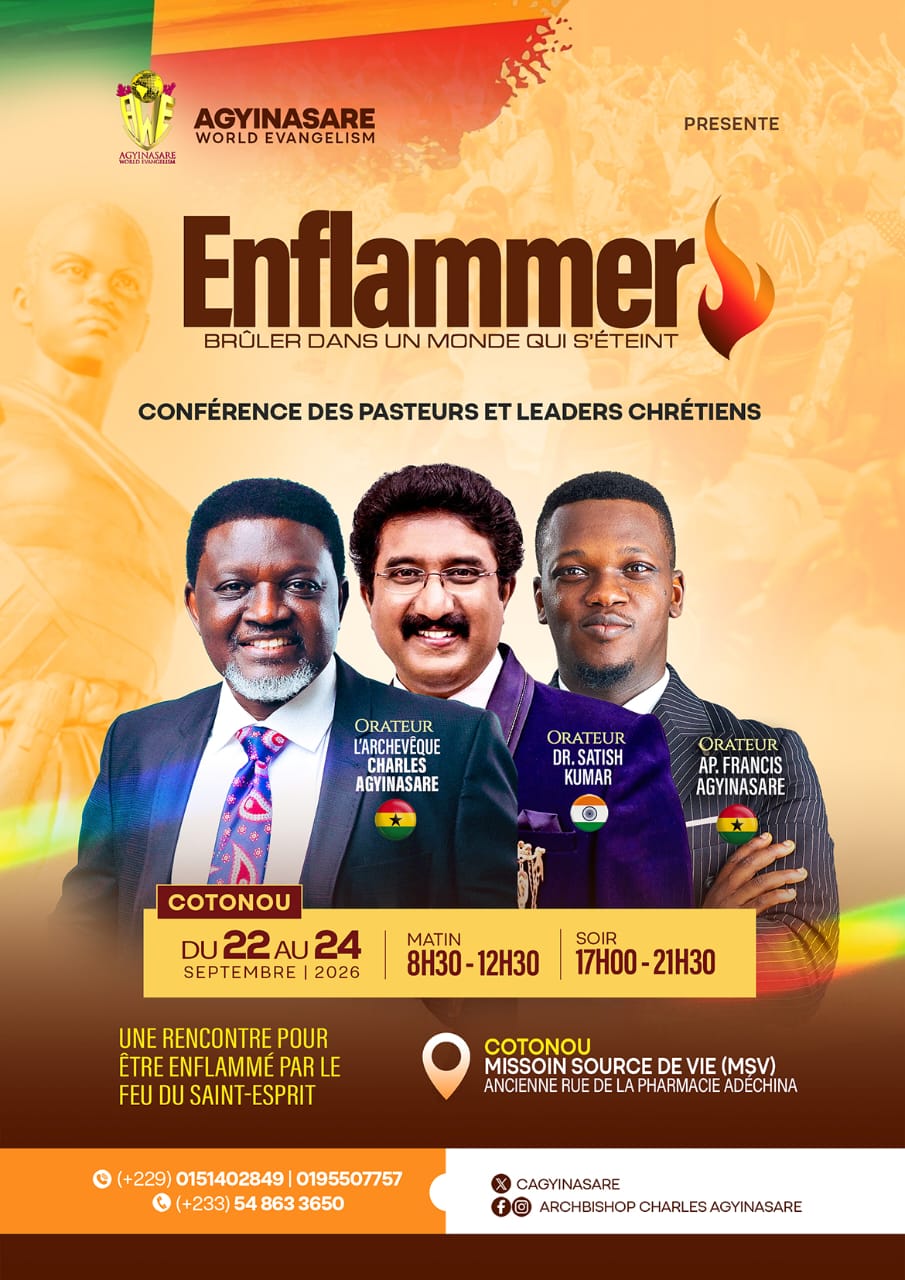 Affiche ENFLAMMER Cotonou